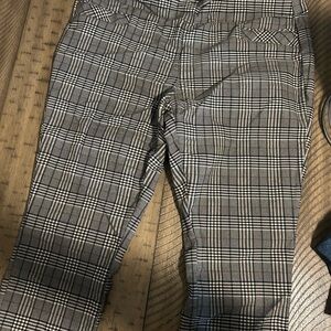 Plaid Patterned Pants